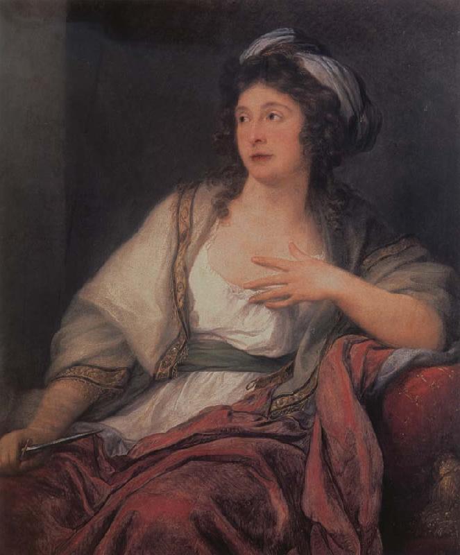 Angelika Kauffmann Bildnis Giuliana Santa Croce als Lukrezia oil painting picture